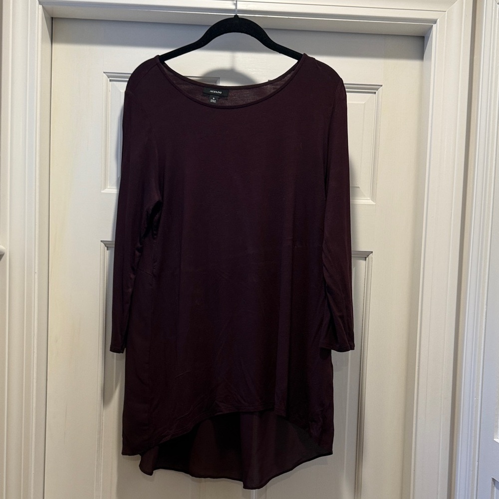 Alfani Rich Burgundy Women's Tunic